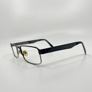 HELIUM PARIS 4193‎ BLK Black Stripe Womens Eyeglasses Frames 54-16-140 H6597